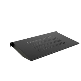 NEOMAX Полка 19"1U, для настенного шкафа 520x400; глубина полки 250мм, ширина 484мм; цвет черный