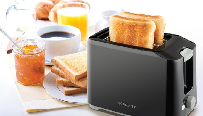 Тостер Scarlett SC-TM11020 700Вт черный