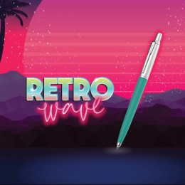 Набор ручек Parker Jotter Originals 80s Retrowave Caribbean Blue/Apple Green чернила синий блистер [2186315]