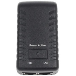 ORIENT SAP-48POE 1A, PoE инжектор питания 48W, AC 100-240V/ DC 48V, 1.0A, вход: RJ45 LAN 10/100, выход: RJ45 PoE тип B 4/5+,7/8- , совместим с оборудованием PoE IEEE 802.3af, 30428