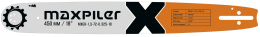 Шина для пилы MaxPiler MXGB-1,3-72-0.325-18 (длина шины: 18 дюймов, количество звеньев: 72 шт, шаг цепи: 0.325 дюйма, ширина паза: 1.3 мм)