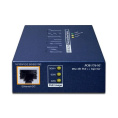 Инжектор/ PLANET POE-176-95 Single-Port 10Gbps 802.3bt PoE++ Injector 95 Watts, 802.3bt Type-4, PoH, force mode support, PoE Usage LED, 10/100/1G/2.5G/5G/10Gbps Data rate -w/external 54V 130W AC power adapter included