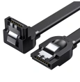 Кабель угловой UGREEN US217 30797 SATA 3 Data Cable 90° угол. Длина: 0,5 м. Цвет: черный