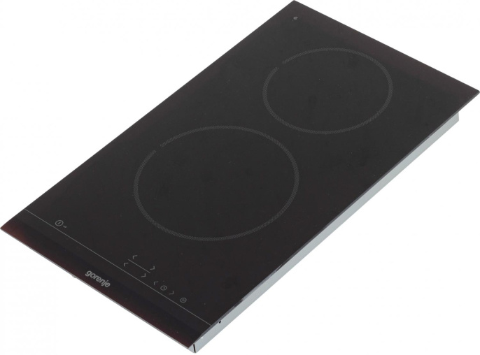 Электрическая варочная поверхность Gorenje ECT321BCSC, конфорок: 2 шт., стеклокерамика, независимая, черный