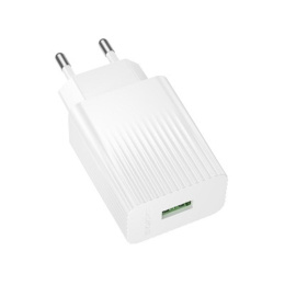 BOROFONE BAS72A/ Сетевое ЗУ/ QC 3.0/ 1 USB/ Выход: 18W/ белый