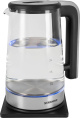 Чайник электрический Starwind SKG4043 2.2л. 1800Вт черный/серебристый корпус: стекло