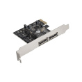 Контроллер ExeGate EXE-501 PCI-E x1 v2.0, SATA3 6Gb/s, 2 int.+2 ext., ASMedia Chipset ASM1061 EX283707RUS