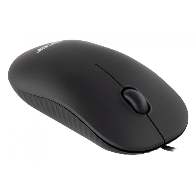 Мышь проводная Acer OMW122, оптическая, USB, 1200dpi, черный [zl.mceee.00v]