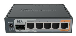 Маршрутизатор Mikrotik hEX S RB760iGS 10/100/1000BASE-TX/SFP черный
