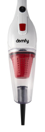 Ручной пылесос handstick DOMFY DSC-VC301, 1000Вт, белый/красный