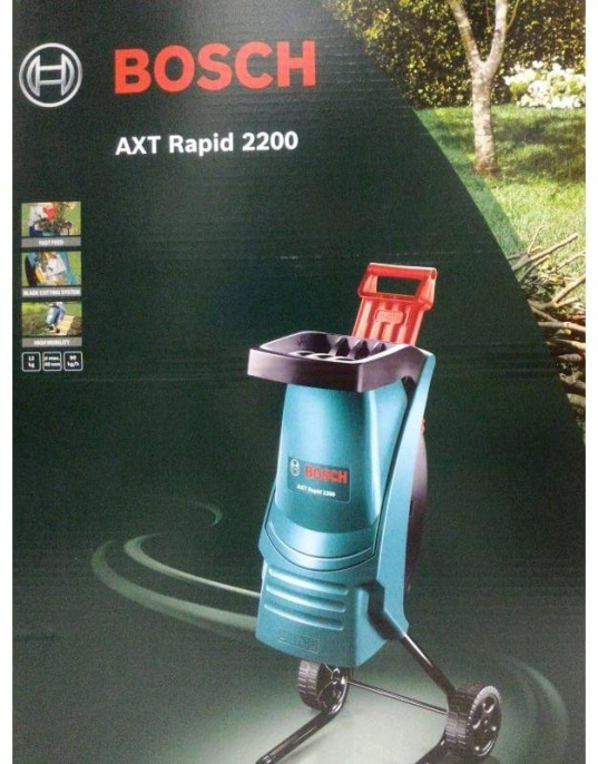 Садовый измельчитель Bosch AXT Rapid 2200 2200Вт 3650об/мин (0600853605)