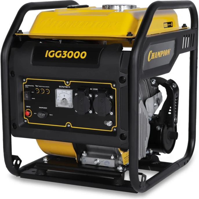 Генератор Champion 2.8/2.9кВт, 7.5лс, 7л IGG3000