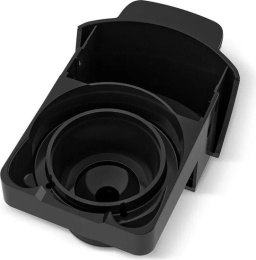Кофеварка BQ CM3000 Черный/Красный 3в1, мощность: 1450 Вт, объем резервуара для воды: 0.6 л, тип кофе: молотый, капсулы Nespresso и Dolce Gusto, максимальная высота чашки