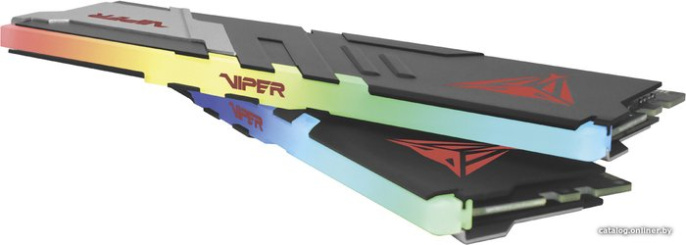 Оперативная память DDR5 16Gb KiTof2 PC-48000 6000MHz Patriot Viper Venom RGB PVVR516G600C36K CL36-36-36-76