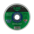 Диск отрезной по металлу METAL-CUT (125x1.0x22.23 мм; A60T-BF; F41) D.BOR F41-MC-125-10-22