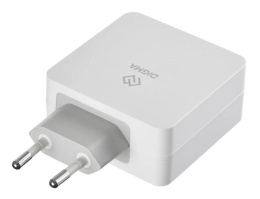 Сетевое зарядное устройство Digma DGPD-45W-WG,  USB-A,  USB-C, 45Вт, 3A, белый