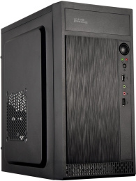 Корпус mATX KINGPRICE KPCC-MN211, Mini-Tower, без БП, черный