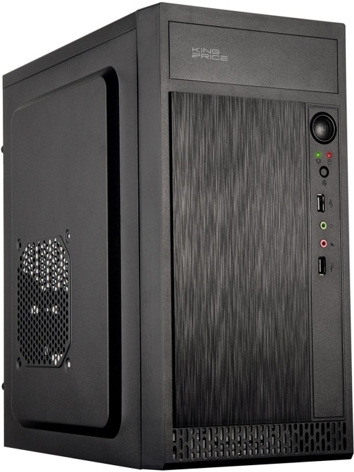 Корпус mATX KINGPRICE KPCC-MN211, Mini-Tower, без БП, черный