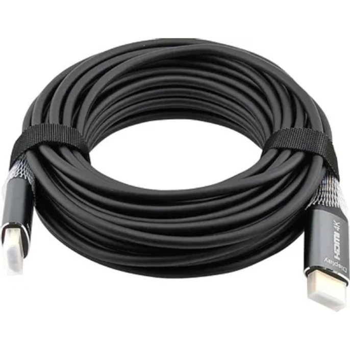 Кабель аудио-видео Cactus CS-HDMI-AOC-2-10,  HDMI (m) -  HDMI (m),  ver 2.0,  10м, GOLD,  черный