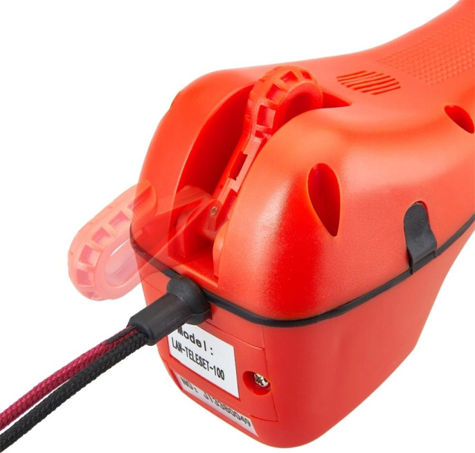 Трубка телефонная Lanmaster (LAN-TELESET-100) для тестирования красный