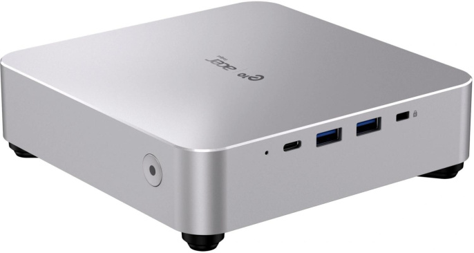 Неттоп Acer Gadget E10 ETBox1 i5 13500H 2.6 16Gb SSD512Gb UHDG Windows 11 Pro 2x2.5GbitEth WiFi BT 120W серебристый/черный