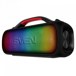 Портативная колонка SVEN PS-360, черный 24 Вт, Waterproof IPx5 , TWS, Bluetooth, FM, USB, 3000мА*ч SV-021740