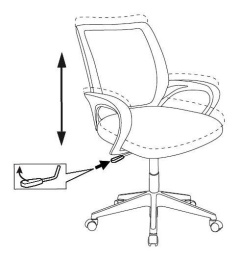 Кресло детское Бюрократ BUROKIDS 1 W, ткань, до 120кг, мультиколор