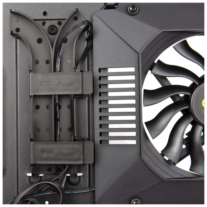 Корпус Hiper CC BG черный без БП ATX 2x120mm 2x140mm 2xUSB3.0 audio bott PSU