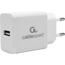 Зарядное устройство, Cablexpert 10.5Вт, 2.1А, 1хUSB, белый, пакет MP3A-PC-38