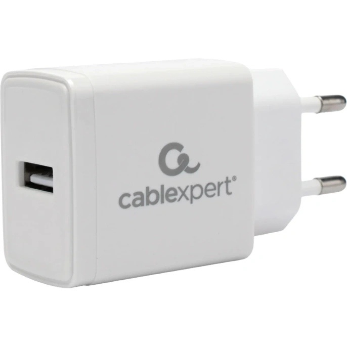Зарядное устройство, Cablexpert 10.5Вт, 2.1А, 1хUSB, белый, пакет MP3A-PC-38