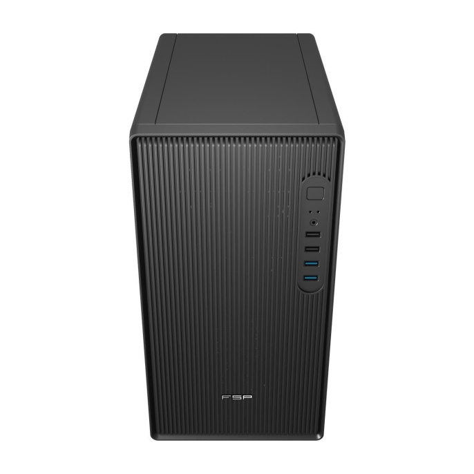 FSP Корпус mATX Minitower S120-B, USB3.0 x 2/USB2.0 x 2, Black (POC0000297)