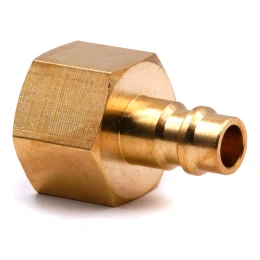Соединение быстросъемное пневматическое HQ-PF12 «папа»-внутр. резьба 1/2" (латунь) HQ-mech УТ000002477