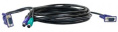 Кабель D-Link DKVM-CB/B1A 1.8м, многожильный, черный