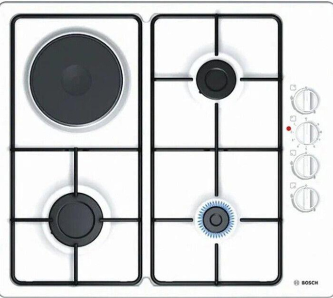 Газовая варочная поверхность Bosch PBY6C2B82Q белый