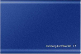 Внешний накопитель Samsung T7 2TB MU-PC2T0H/WW (синий) USB-C, запись - 1000МБ/с, чтение - 1050МБ/с