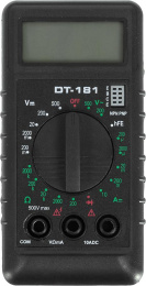 Мультиметр цифровой Ресанта DT 181, ручной