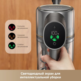 Беспроводной пылесос Dreame Cordless Vacuum Cleaner R20 Essential VZV30A технология CelesTectTM для распознавания пыли, щетка для пола и ковра, высокая мощность всасывания 190 Вт, давление