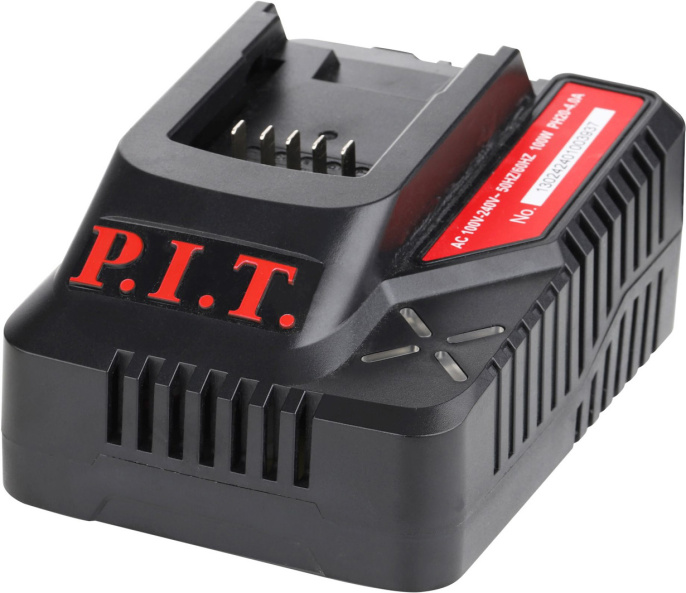 Зарядное устройство для инструмента P.I.T PH20-4.0A (Li-Ion, 100 Вт, способ крепления: слайдер, напряжение: 6-21 В, емкость аккумулятора: 4 А·ч, индикатор степени заряда аккумулятора)