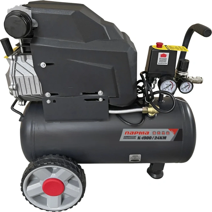 Компрессор Парма K-1900/24КМ (масл. коакс., 1800Вт, 24л, 276л/мин, 10 Бар, вых. 2шт/рапид) 02.014.00011