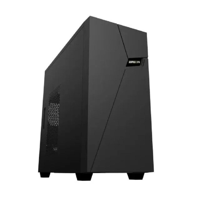 Zircon Корпус Star без БП Midi Tower,Micro-ATX, Черн., 1*USB3.0, 2*USB2.0, 1*92мм