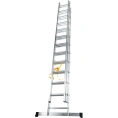 Профессиональная трехсекционная лестница Inforce 3x14 шириной 480мм ЛП-03-21