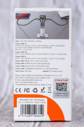 Зарядное устройство CABLETIME GA65W CT-GAN65A-PW GaN PD3.0 2C1A 65 Вт, белый