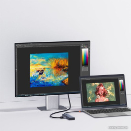 Хаб Baseus BS-OH150 UltraJoy Series 5 портов Type-C до HDMI4K@30 Гц*1+USB 3.0*3+PD*1 Space Grey B00052801811-00