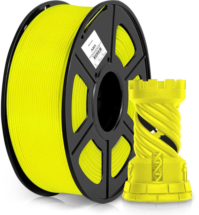 Пластик Cactus CS-3D-ABS-1KG-YELLOW ABS/ 1.75мм/ 1кг/ 386м/ желтый