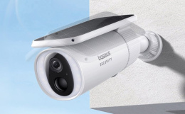 Видеокамера Baseus S0SW002130 Security S1 2K White S0SW00 монтаж: настенный, подключение: Wi-Fi, разрешение видео: 1296px, угол обзора: 145°, ночное видение: 8 м, питание: солнечная панель