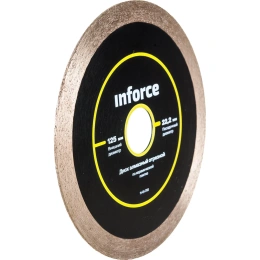 Диск алмазный отрезной по керамической плитке 125х22,2х1,6 мм INFORCE 11-01-703