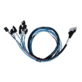 Кабель Areca 26II-IC5407-7500-SB Slimline SASx8 SFF8654 -to- 8 SATA + SideBand, 75CM