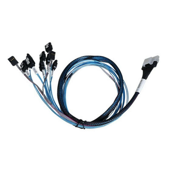 Кабель Areca 26II-IC5407-7500-SB Slimline SASx8 SFF8654 -to- 8 SATA + SideBand, 75CM