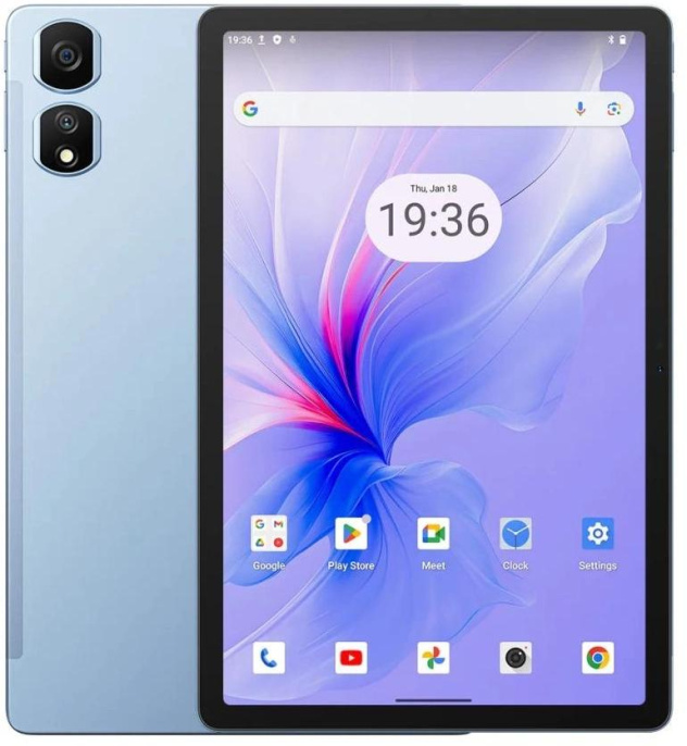 Планшет Blackview Tab 16 Pro T616 2.0 8C RAM8Gb ROM256Gb 11" IPS 2000x1200 4G Android 12 голубой 13Mpix 8Mpix BT WiFi microSD 1Tb 7700mAh 26hr 360hrs
