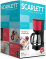 Кофеварка Scarlett SC-CM33013, капельная, красный / черный